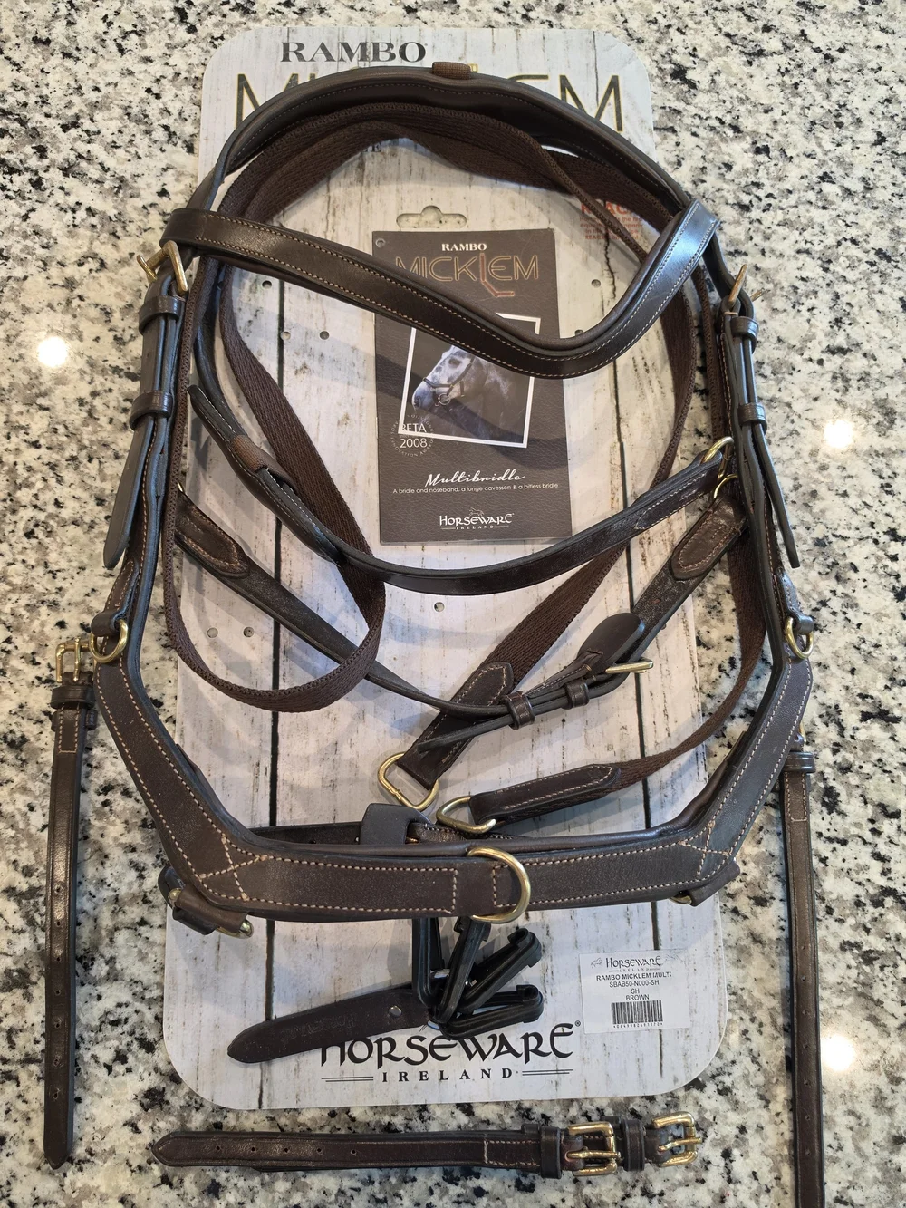 Horseware Micklem 2 Multi Bridle - Full, Brown